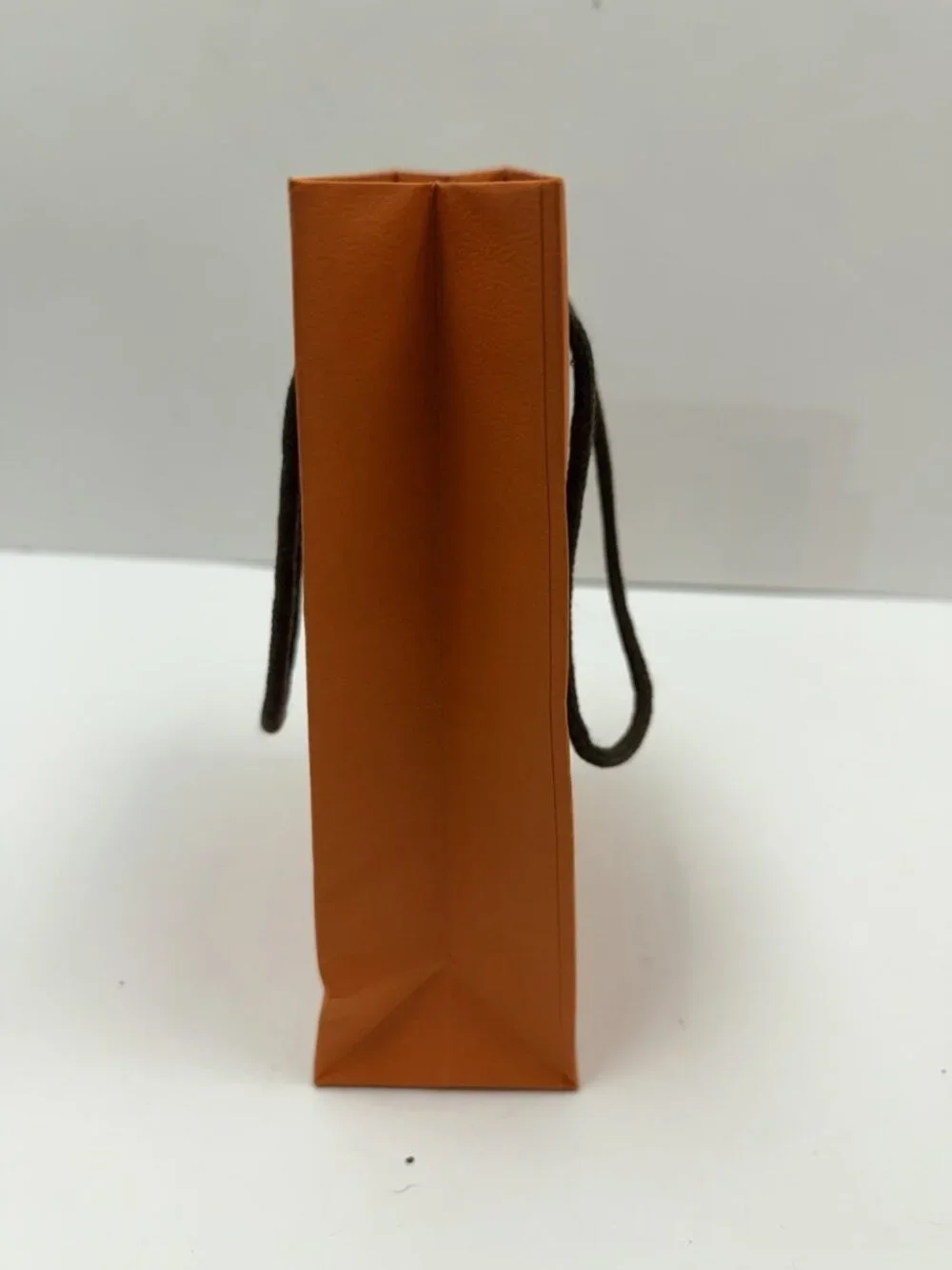 Hermes Empty Shopping Gift Bag Orange 8.5